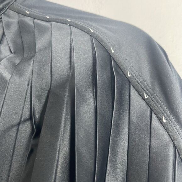 NIKE Sportswear Collection Pleated Track Jacket Small Black NEW Active Sporty - Picture 4 of 15
